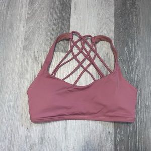 Lululemon Merlot pink size 6 energy bra